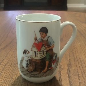 VTG Norman Rockwell Coffee/Tea Cup Museum Collection 1982 A Doll House for Sis